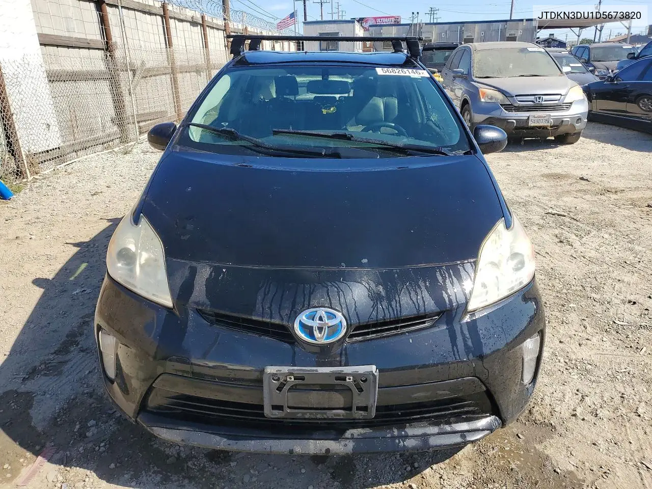 2013 Toyota Prius Four VIN: JTDKN3DU1D5673820 Lot: 56826146