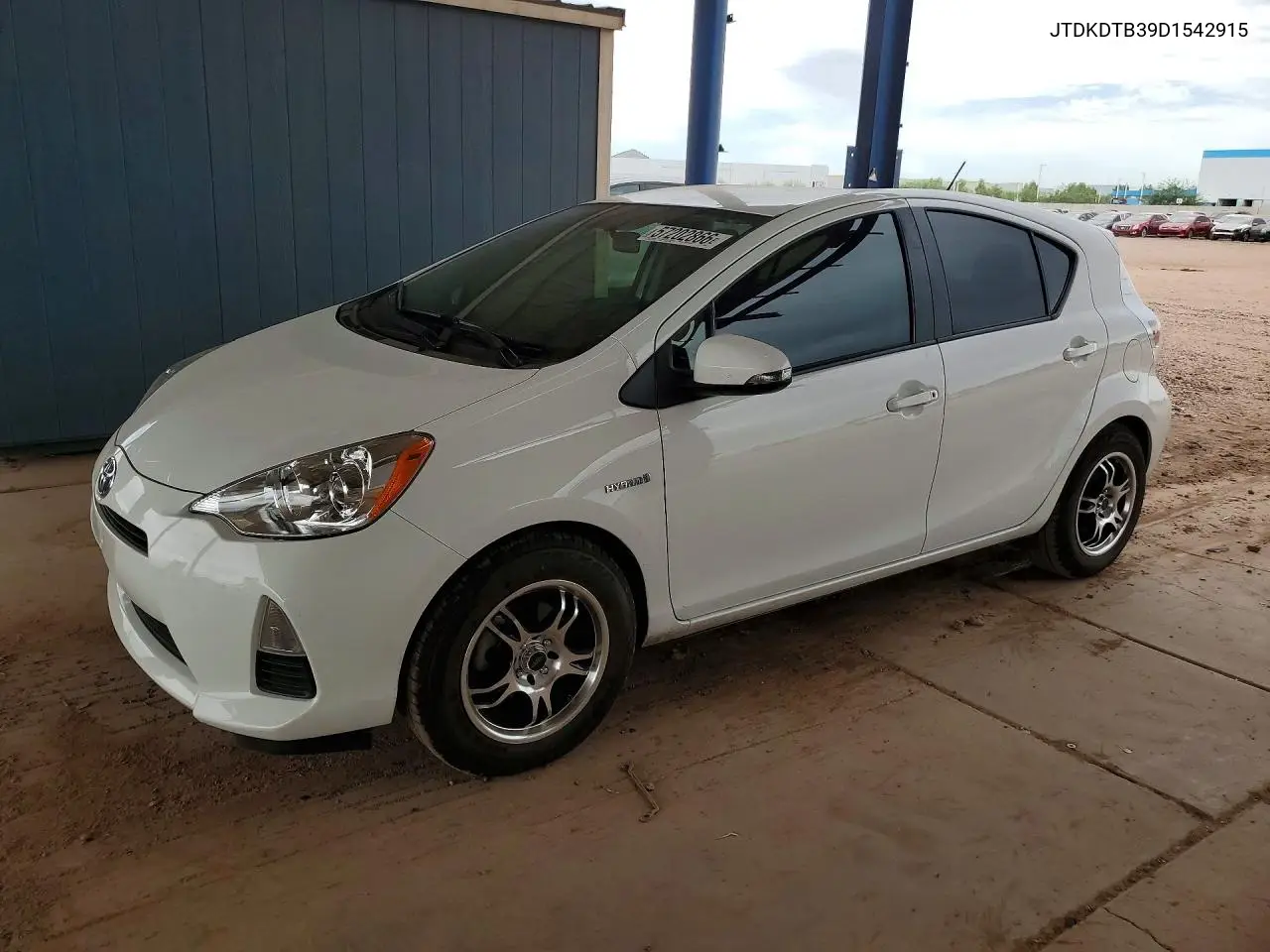 2013 Toyota Prius C Two VIN: JTDKDTB39D1542915 Lot: 57202866