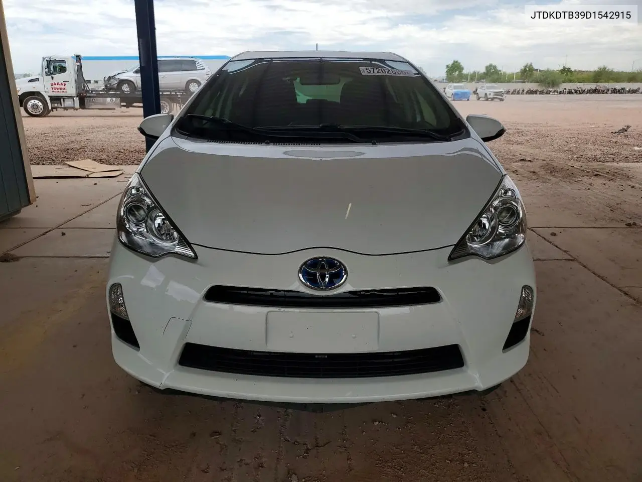 2013 Toyota Prius C Two VIN: JTDKDTB39D1542915 Lot: 57202866