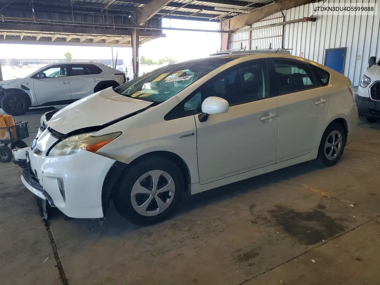 2013 Toyota Prius Three VIN: JTDKN3DU4D5599888 Lot: 57277746