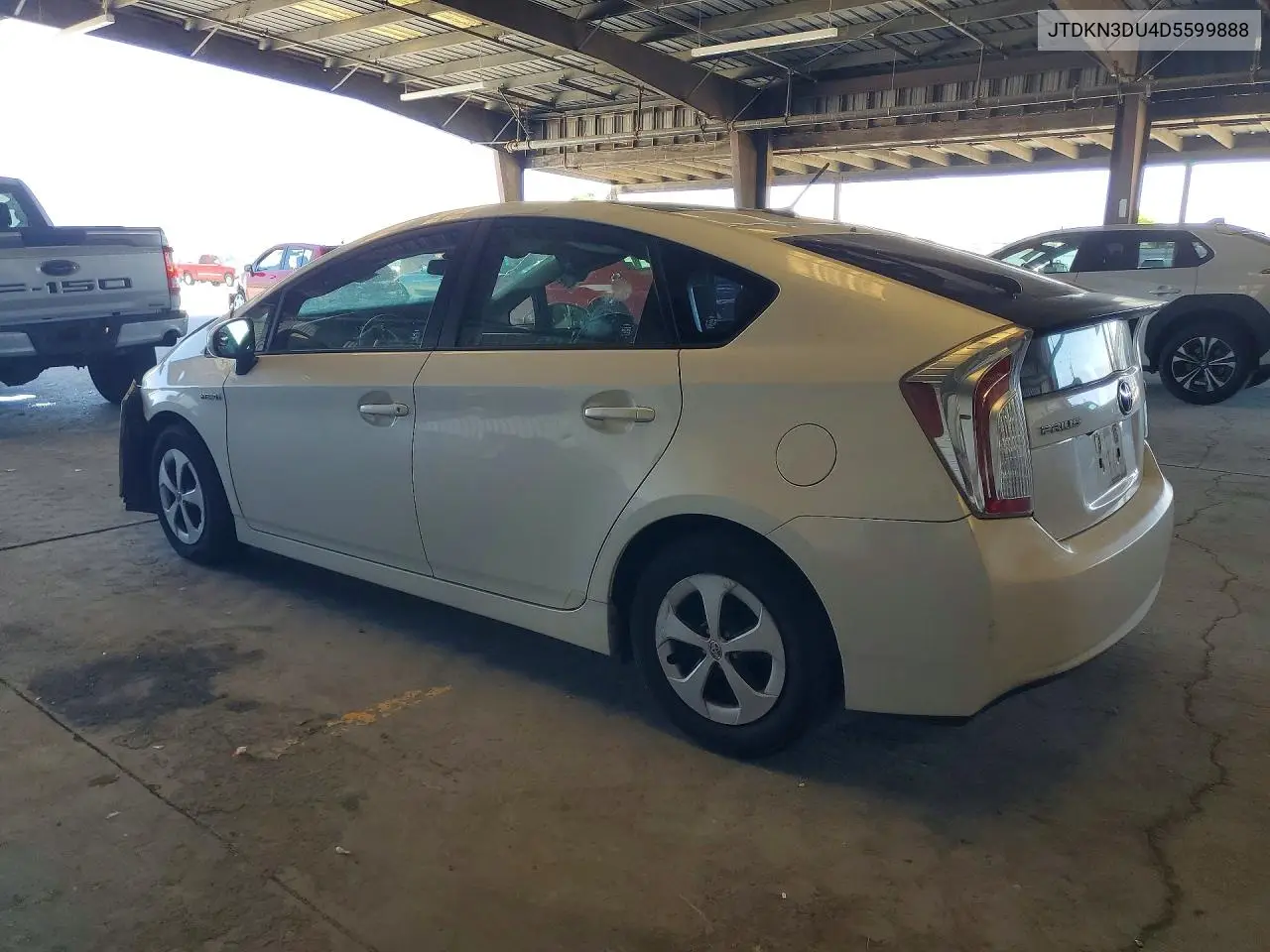 2013 Toyota Prius Three VIN: JTDKN3DU4D5599888 Lot: 57277746