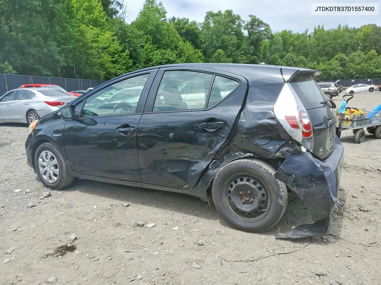2013 Toyota Prius C Two VIN: JTDKDTB37D1557400 Lot: 58050246