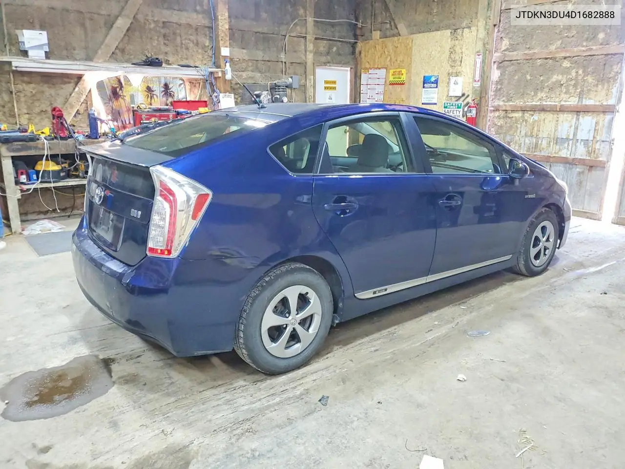 2013 Toyota Prius Two VIN: JTDKN3DU4D1682888 Lot: 58435456