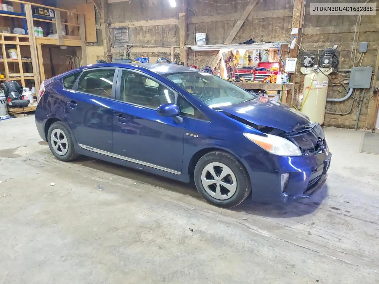 2013 Toyota Prius Two VIN: JTDKN3DU4D1682888 Lot: 58435456