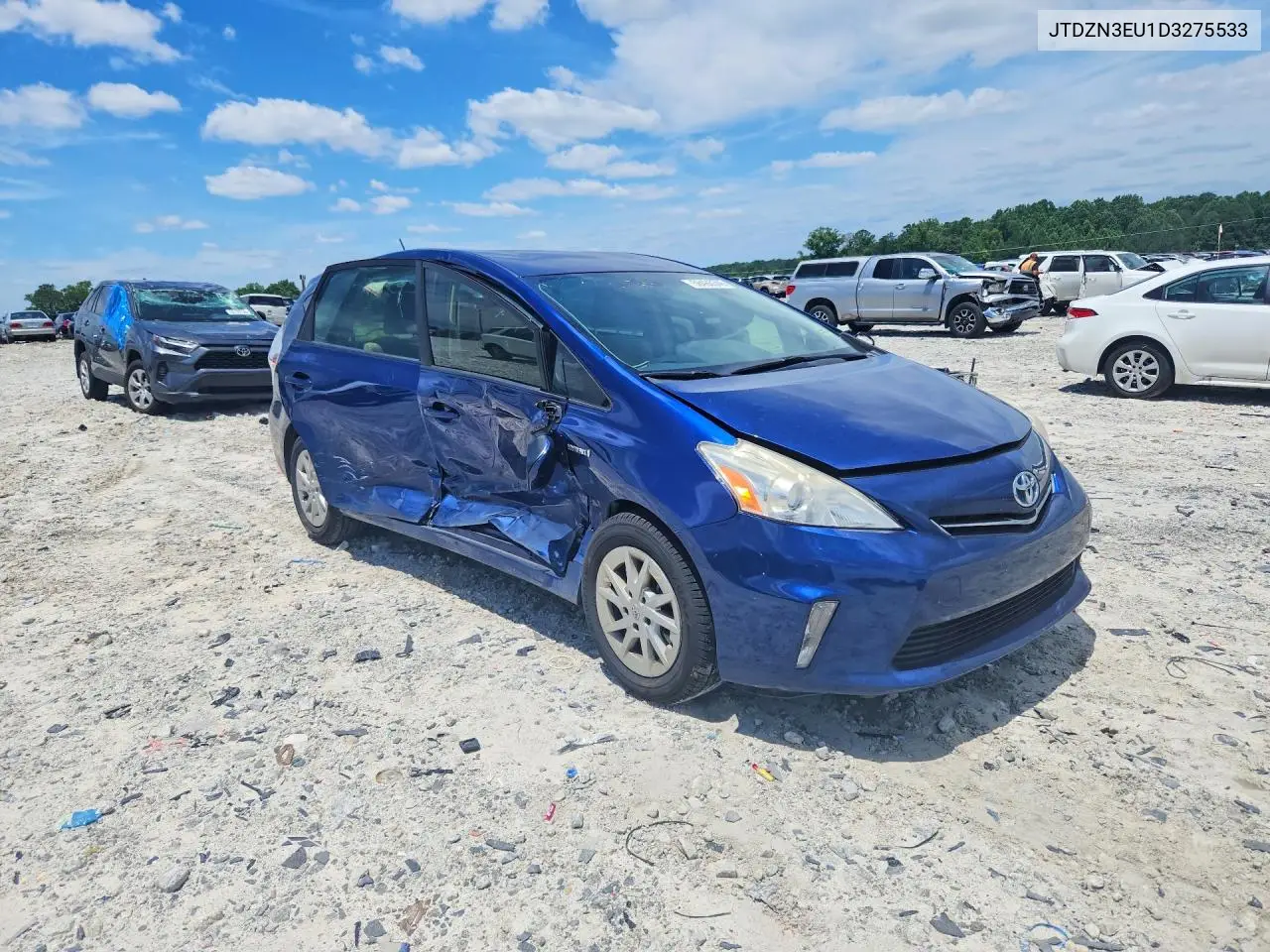 2013 Toyota Prius V Two VIN: JTDZN3EU1D3275533 Lot: 58485546