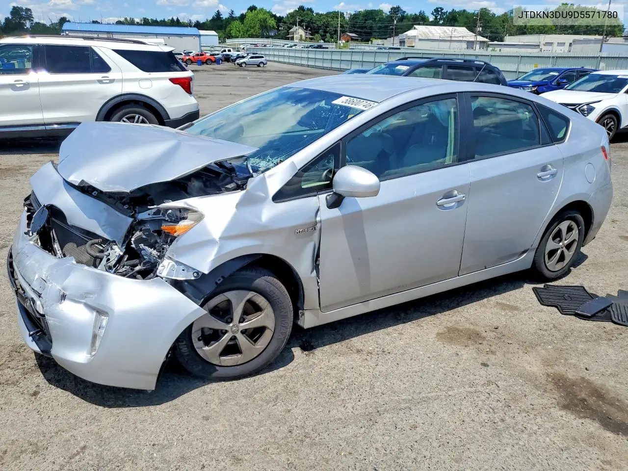 2013 Toyota Prius Four VIN: JTDKN3DU9D5571780 Lot: 58600746