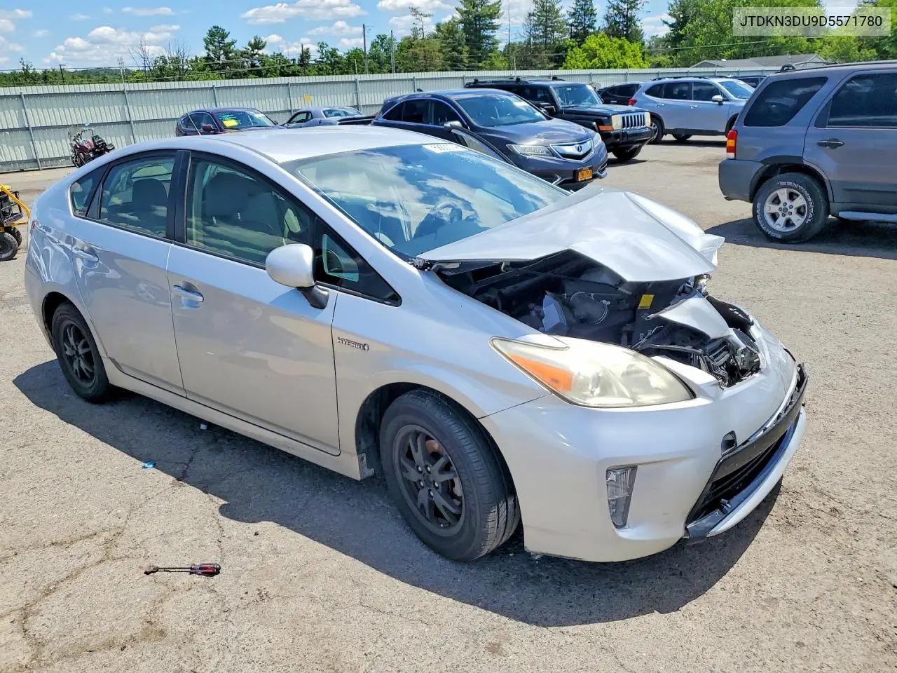 2013 Toyota Prius Four VIN: JTDKN3DU9D5571780 Lot: 58600746