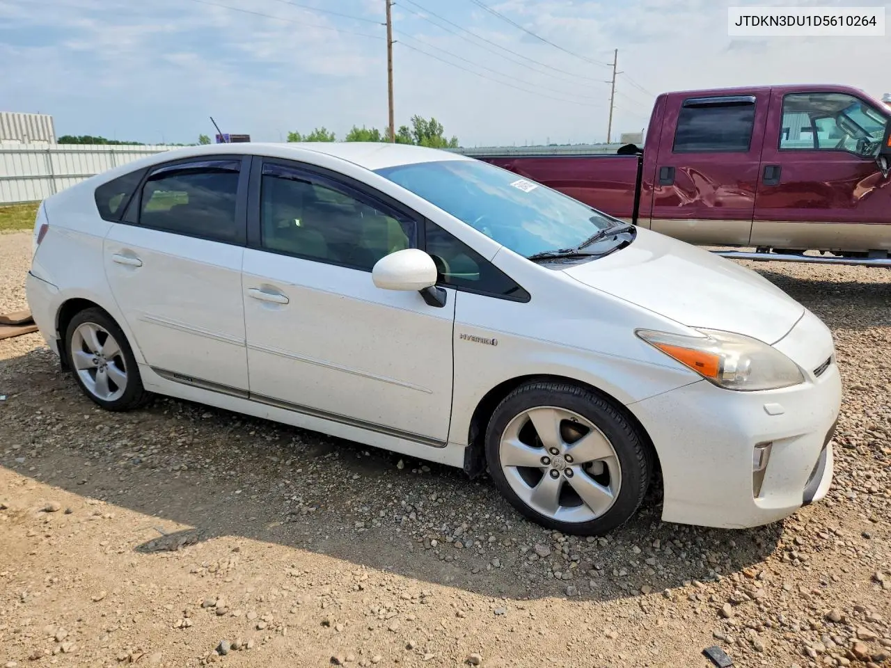 2013 Toyota Prius Five VIN: JTDKN3DU1D5610264 Lot: 58840566