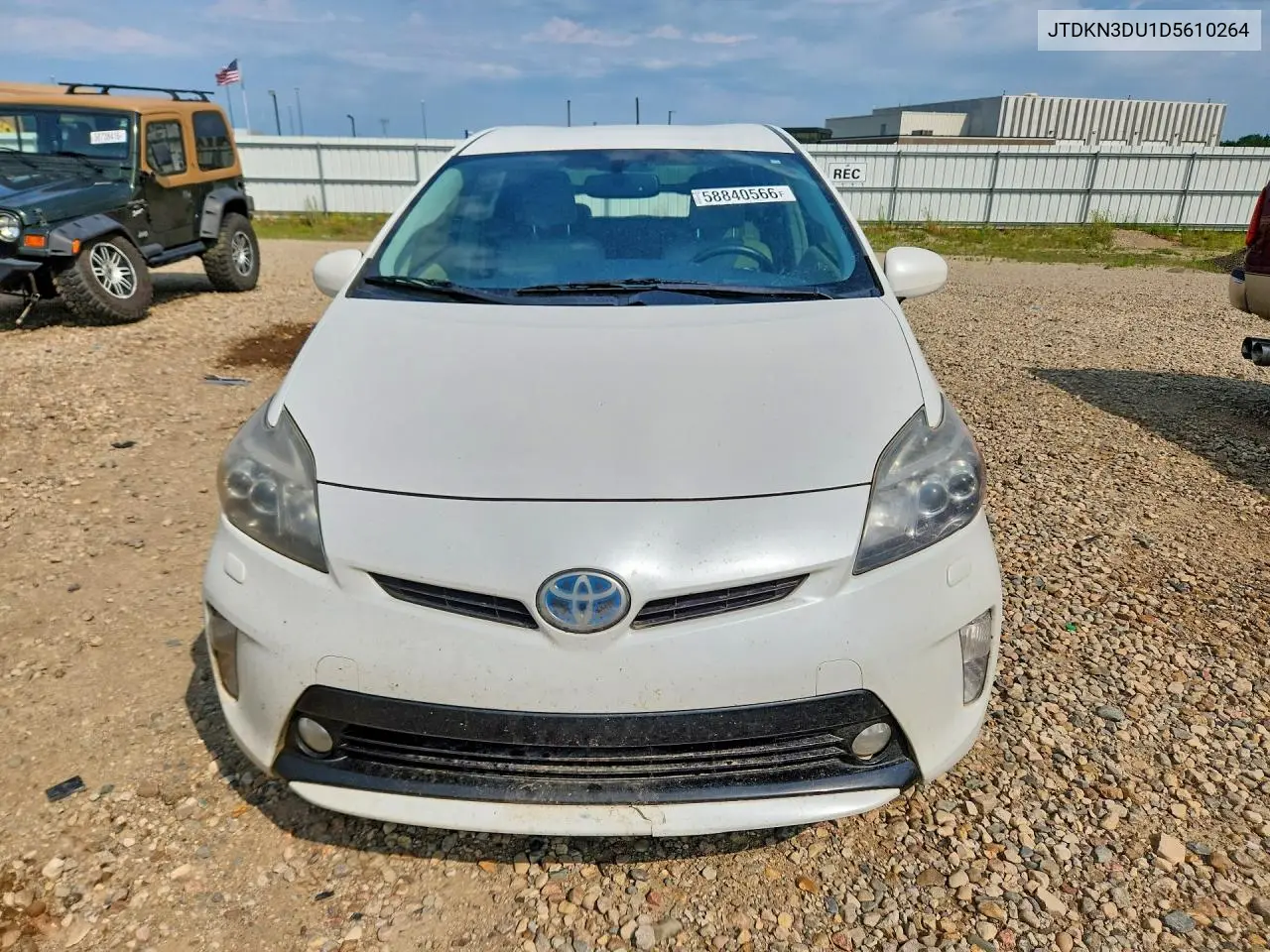 2013 Toyota Prius Five VIN: JTDKN3DU1D5610264 Lot: 58840566