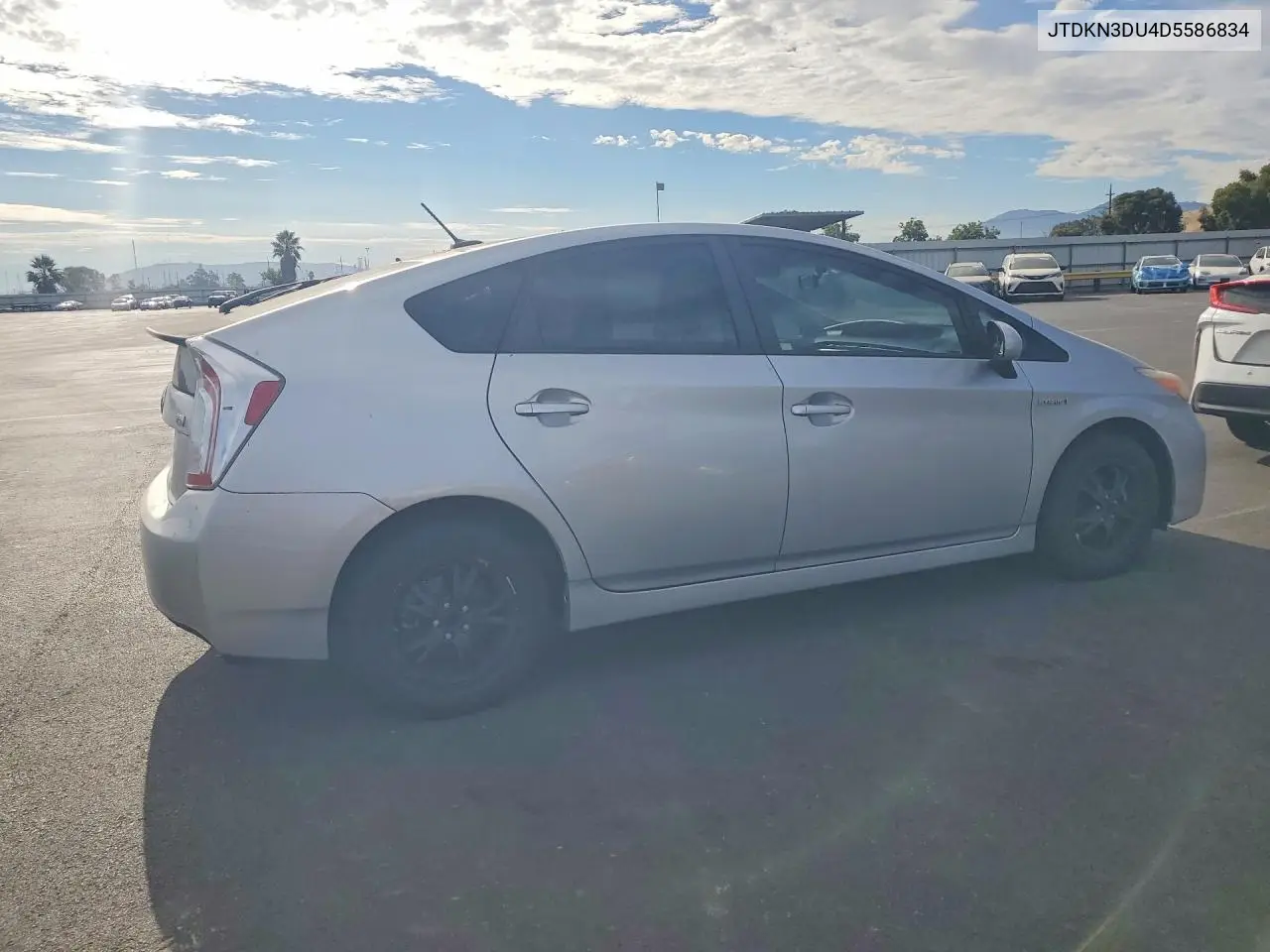 2013 Toyota Prius Three VIN: JTDKN3DU4D5586834 Lot: 59733936