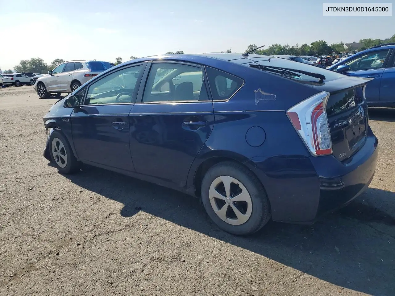 2013 Toyota Prius Two VIN: JTDKN3DU0D1645000 Lot: 59921856
