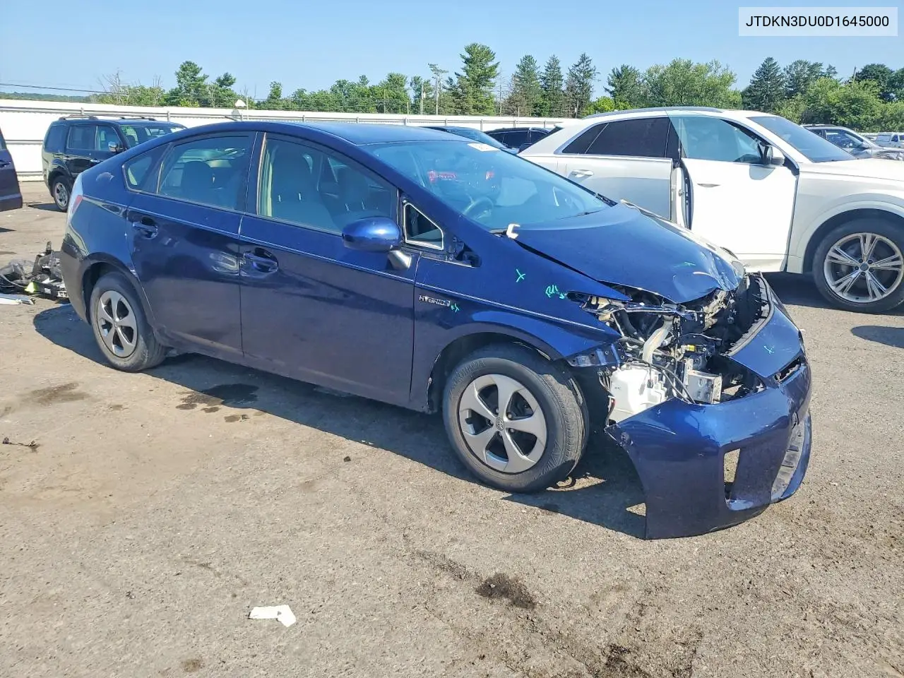 2013 Toyota Prius Two VIN: JTDKN3DU0D1645000 Lot: 59921856
