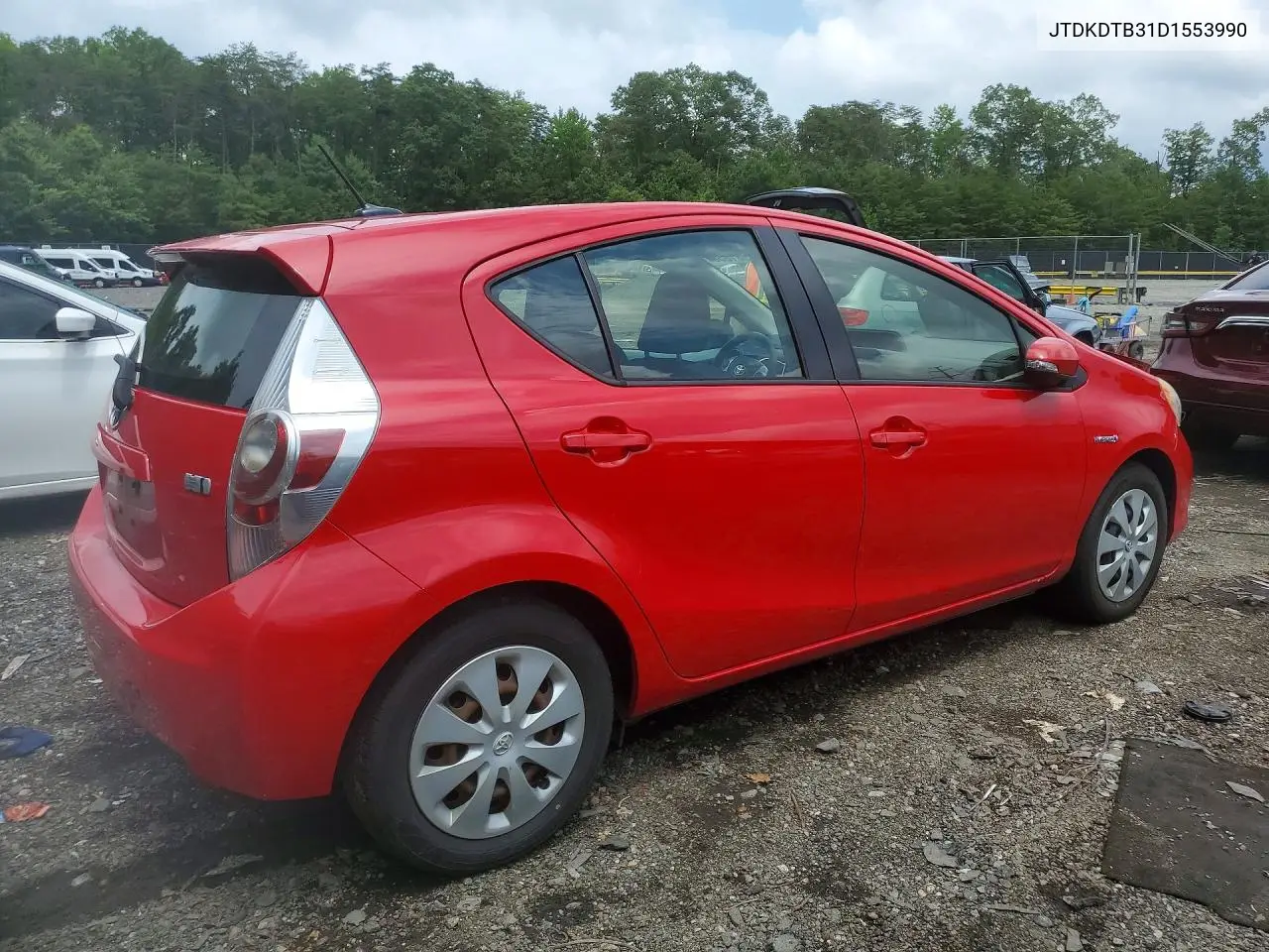 2013 Toyota Prius C Three VIN: JTDKDTB31D1553990 Lot: 59981856