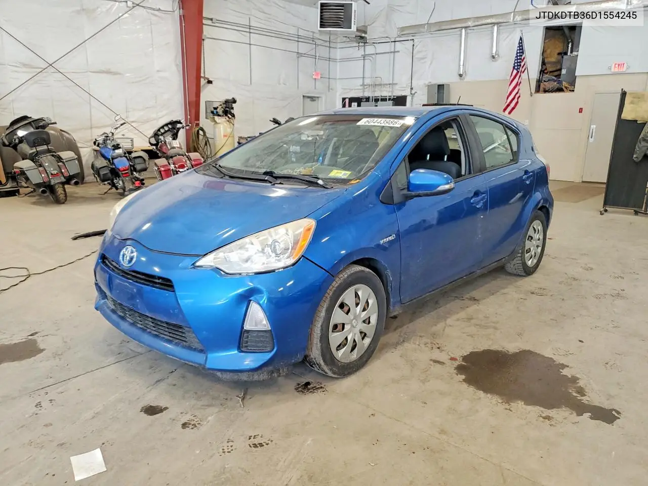 2013 Toyota Prius C Two VIN: JTDKDTB36D1554245 Lot: 60443986