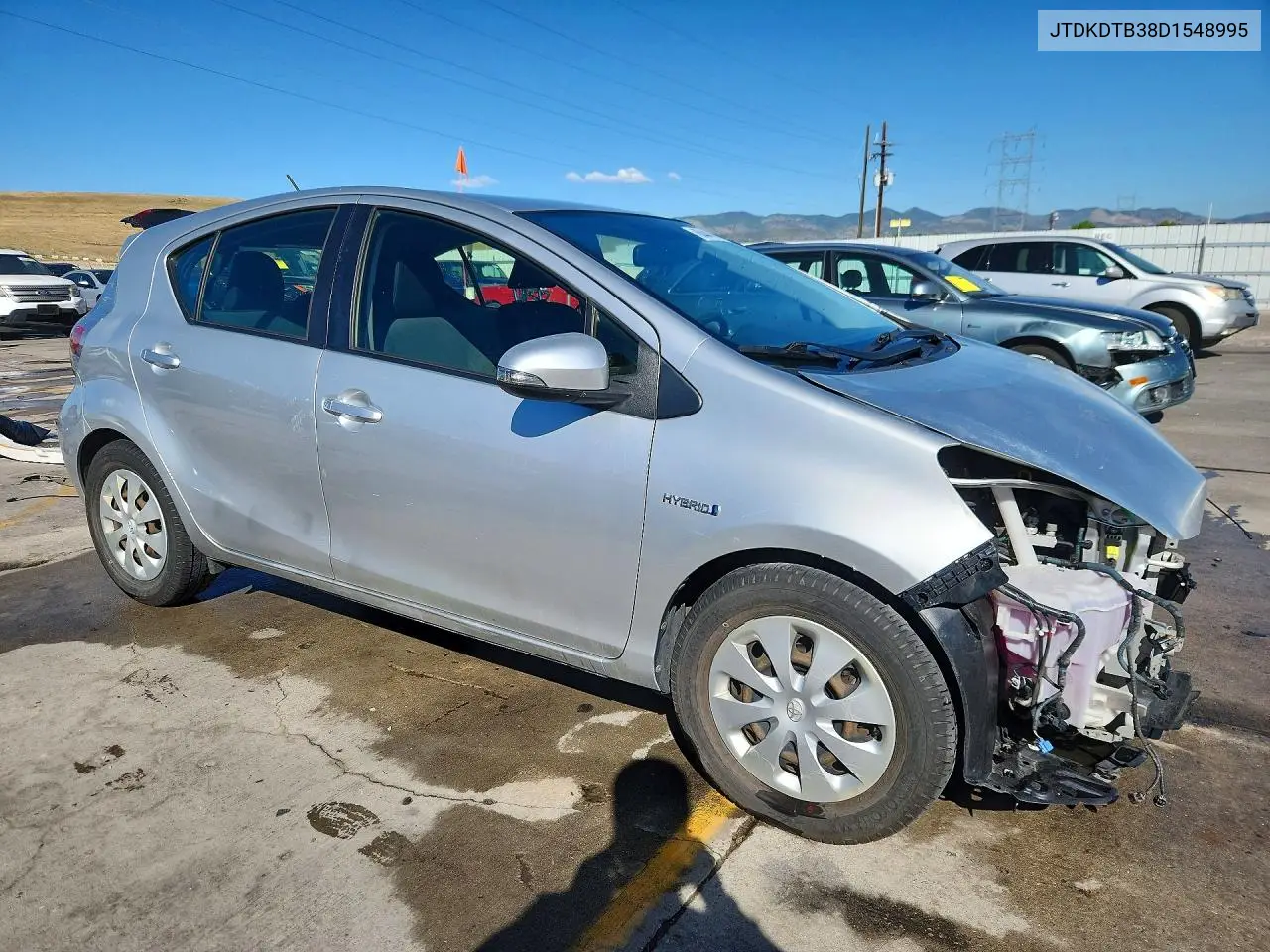 2013 Toyota Prius C Two VIN: JTDKDTB38D1548995 Lot: 60444146