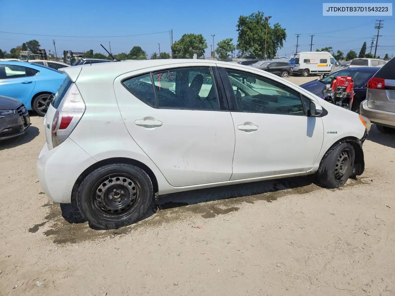 2013 Toyota Prius C One VIN: JTDKDTB37D1543223 Lot: 60450636