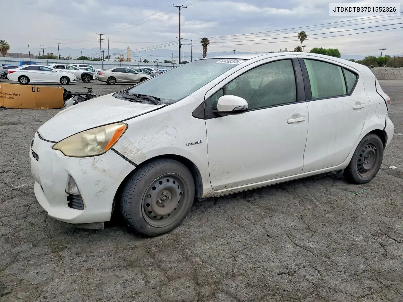 2013 Toyota Prius C One VIN: JTDKDTB37D1552326 Lot: 60492506