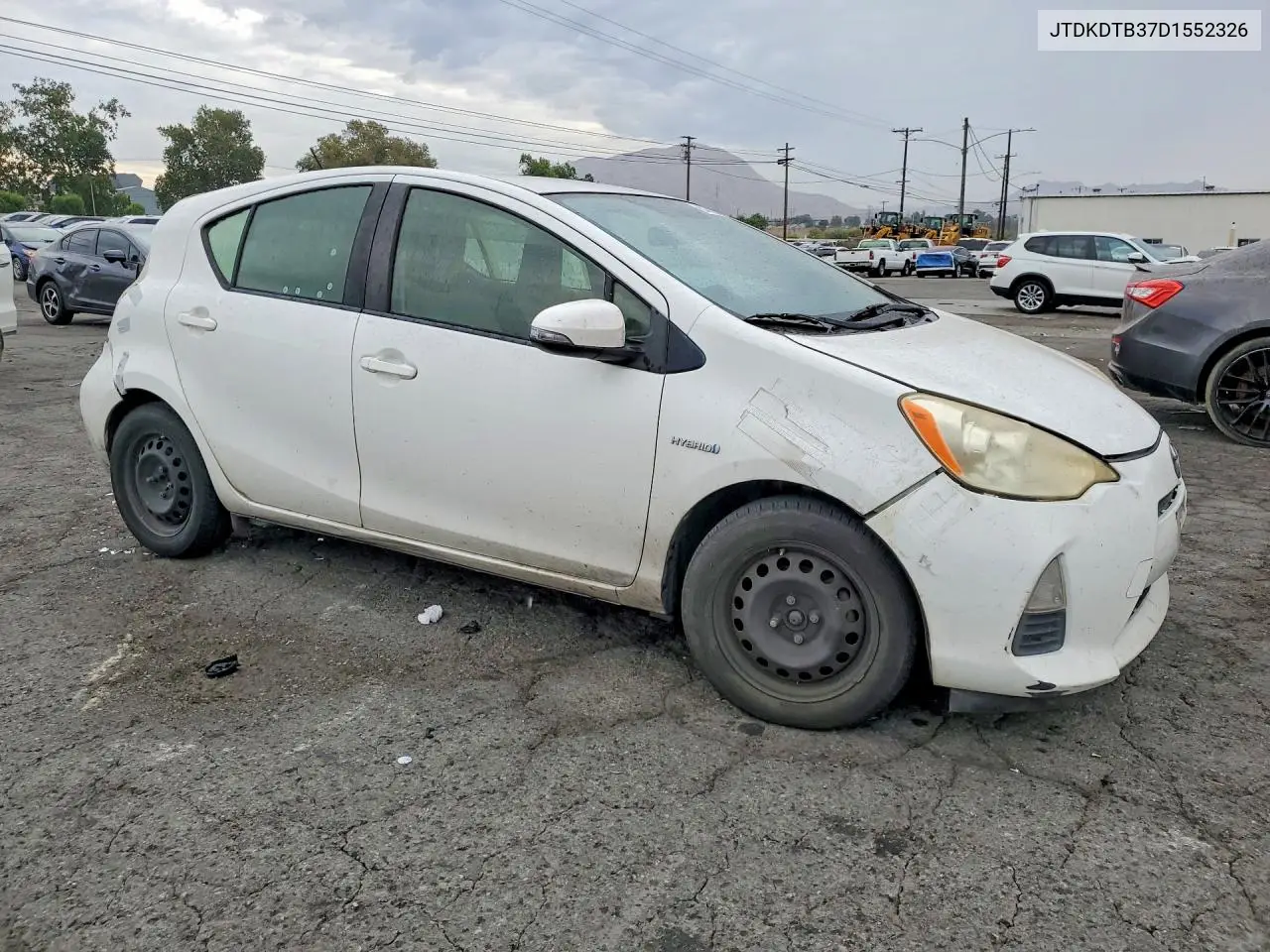 2013 Toyota Prius C One VIN: JTDKDTB37D1552326 Lot: 60492506