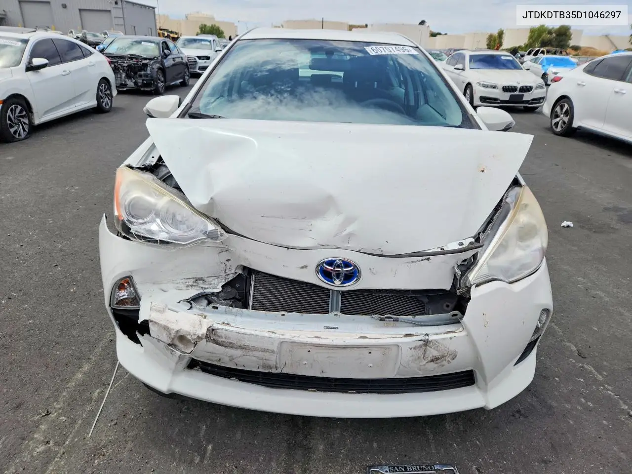 2013 Toyota Prius C Two VIN: JTDKDTB35D1046297 Lot: 60707496