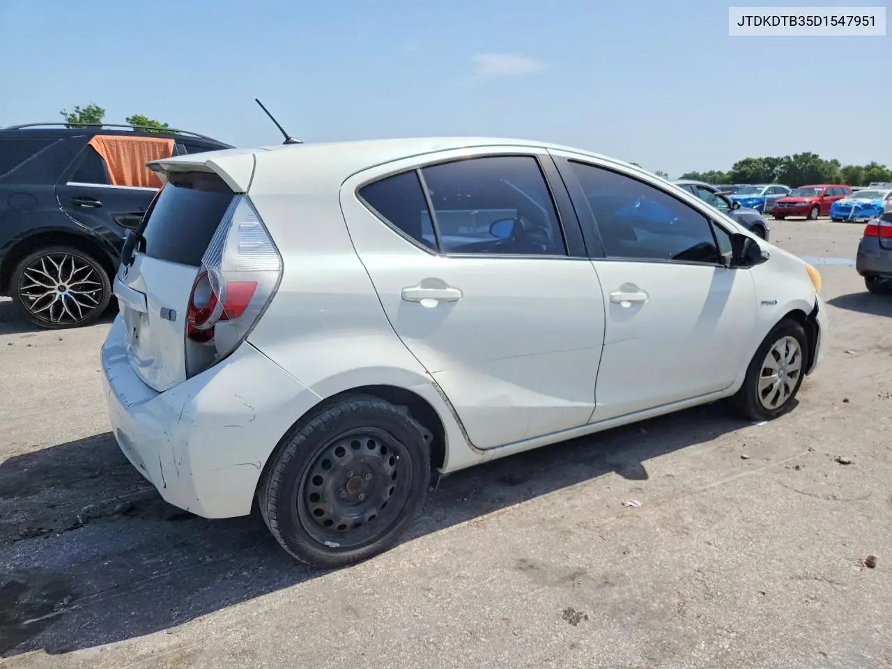 2013 Toyota Prius C One VIN: JTDKDTB35D1547951 Lot: 60796526
