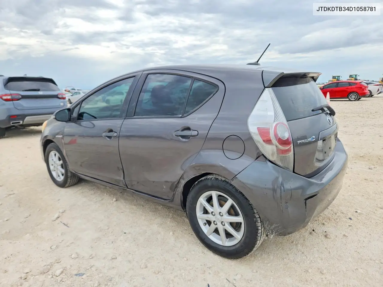 2013 Toyota Prius C Three VIN: JTDKDTB34D1058781 Lot: 60854836