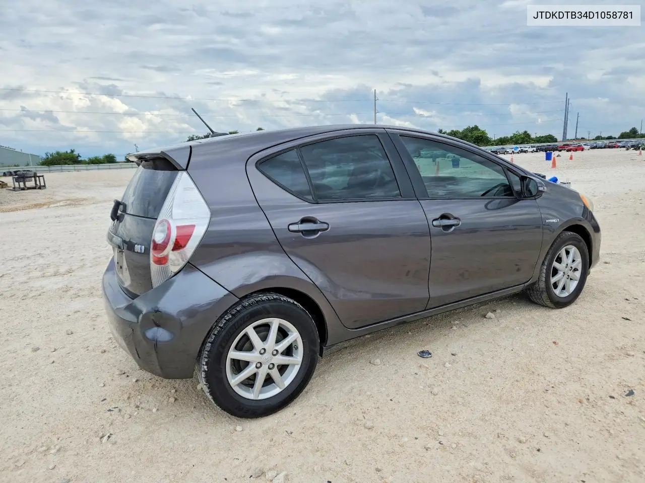 2013 Toyota Prius C Three VIN: JTDKDTB34D1058781 Lot: 60854836