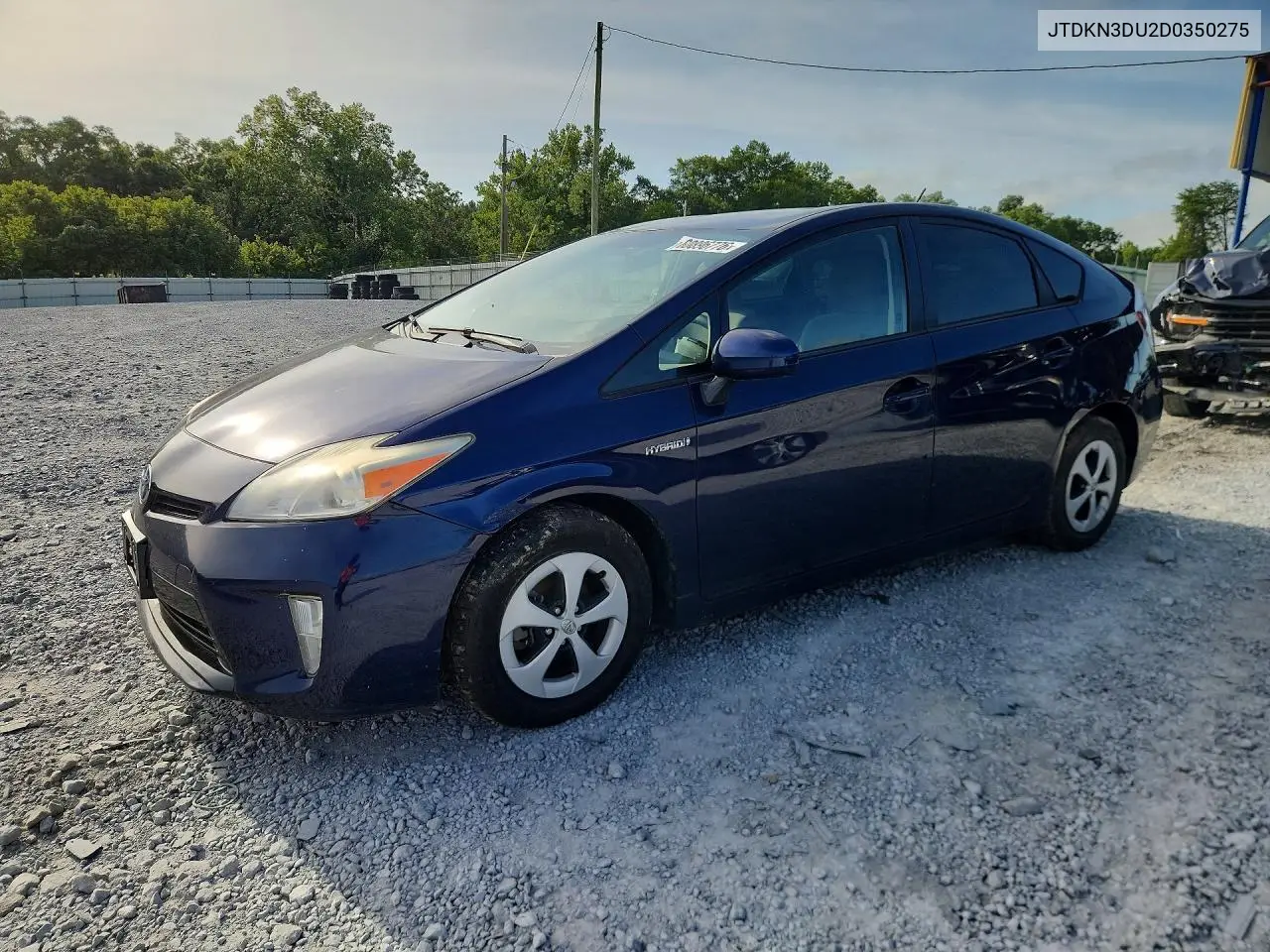 2013 Toyota Prius Three VIN: JTDKN3DU2D0350275 Lot: 60896776