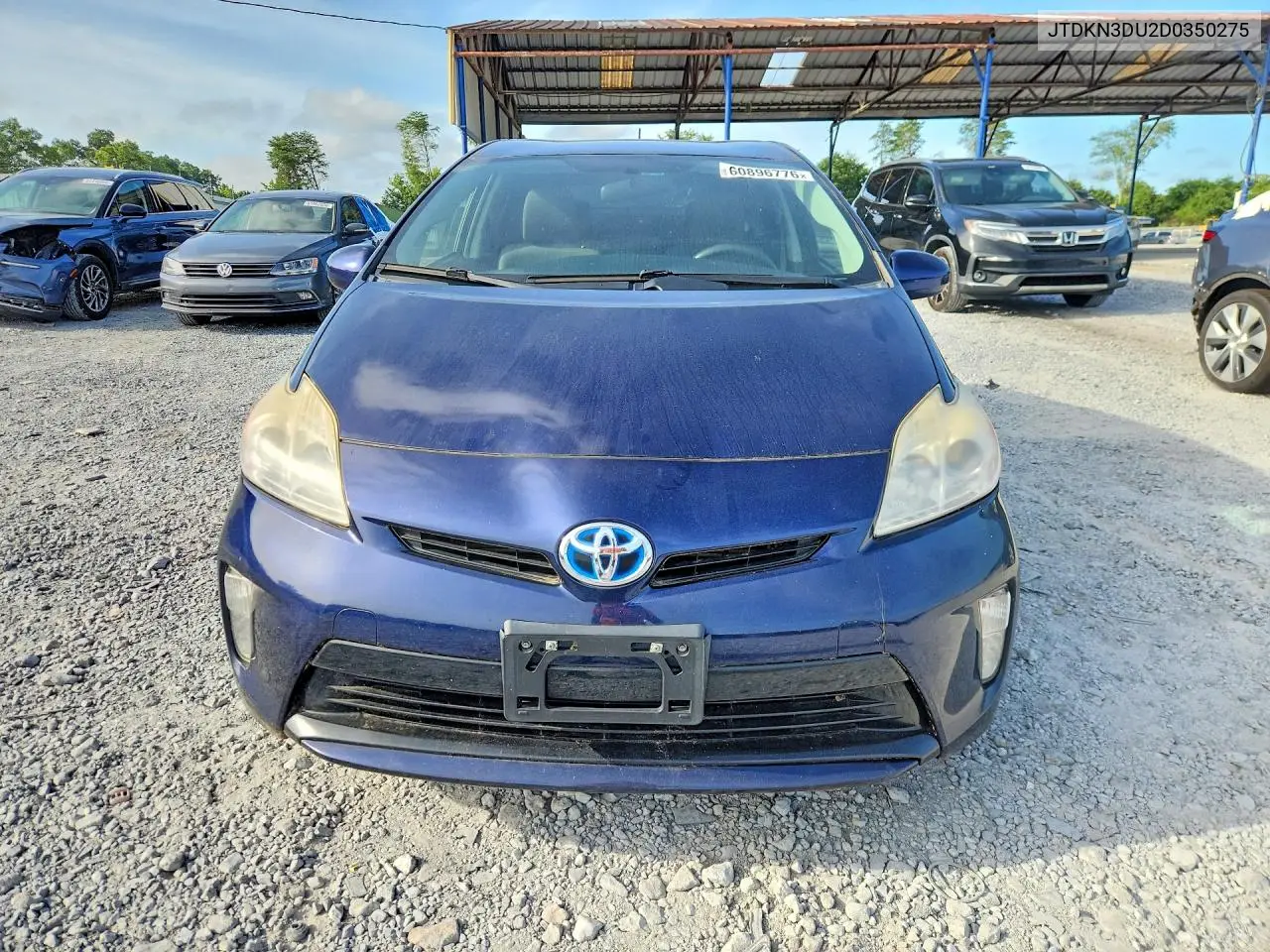 2013 Toyota Prius Three VIN: JTDKN3DU2D0350275 Lot: 60896776