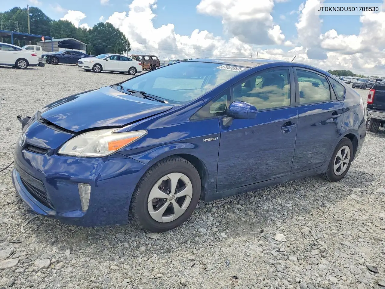 2013 Toyota Prius Three VIN: JTDKN3DU5D1708530 Lot: 61098656