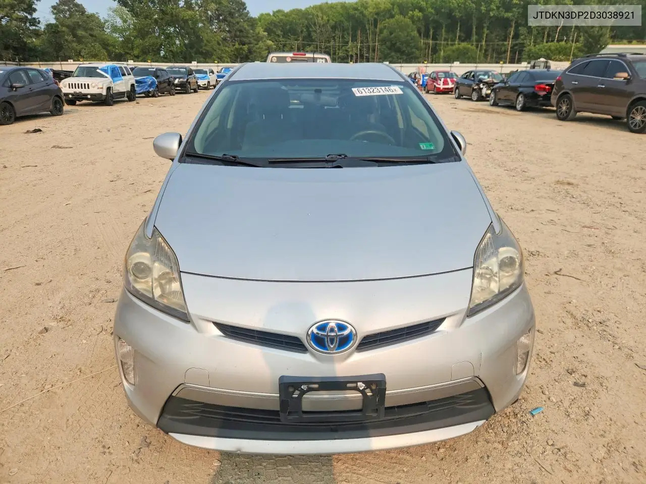 2013 Toyota Prius Plug-In Hybrid Base VIN: JTDKN3DP2D3038921 Lot: 61323146