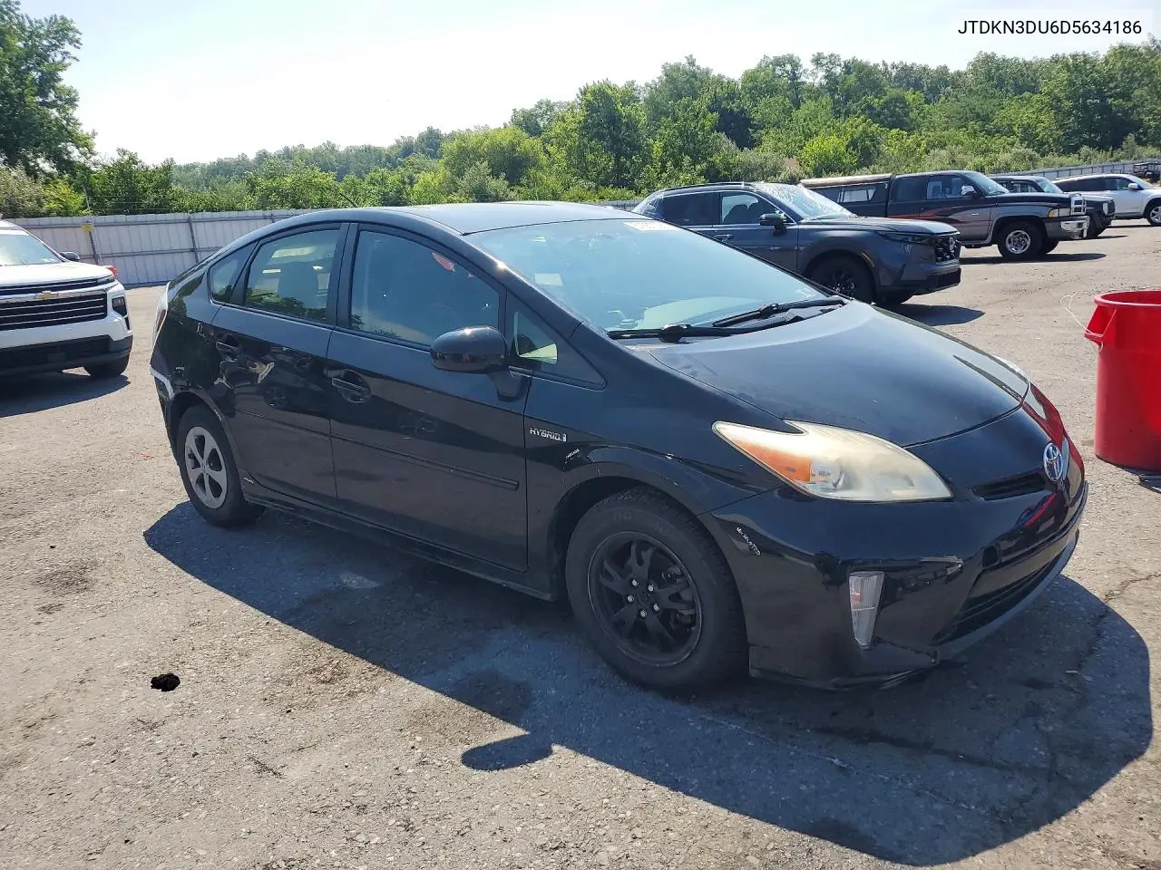 2013 Toyota Prius Three VIN: JTDKN3DU6D5634186 Lot: 61367036