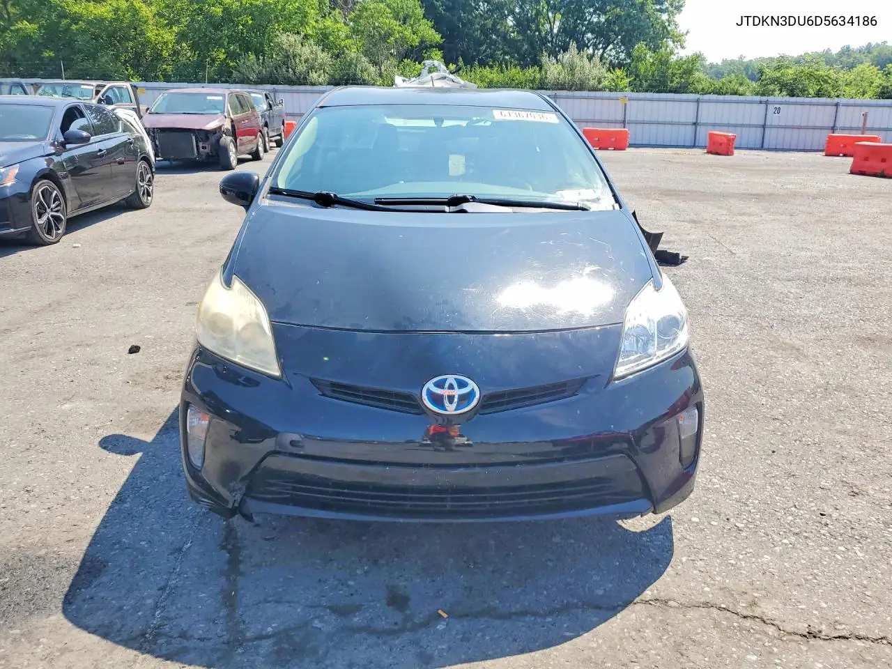 2013 Toyota Prius Three VIN: JTDKN3DU6D5634186 Lot: 61367036