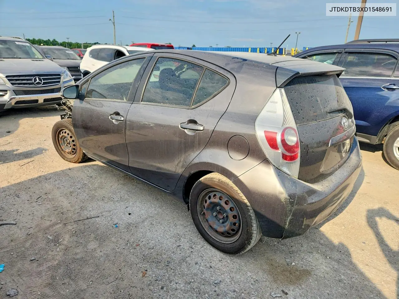 2013 Toyota Prius C Two VIN: JTDKDTB3XD1548691 Lot: 61396346