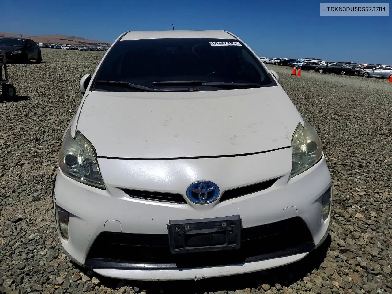 2013 Toyota Prius Four VIN: JTDKN3DU5D5573784 Lot: 61442046