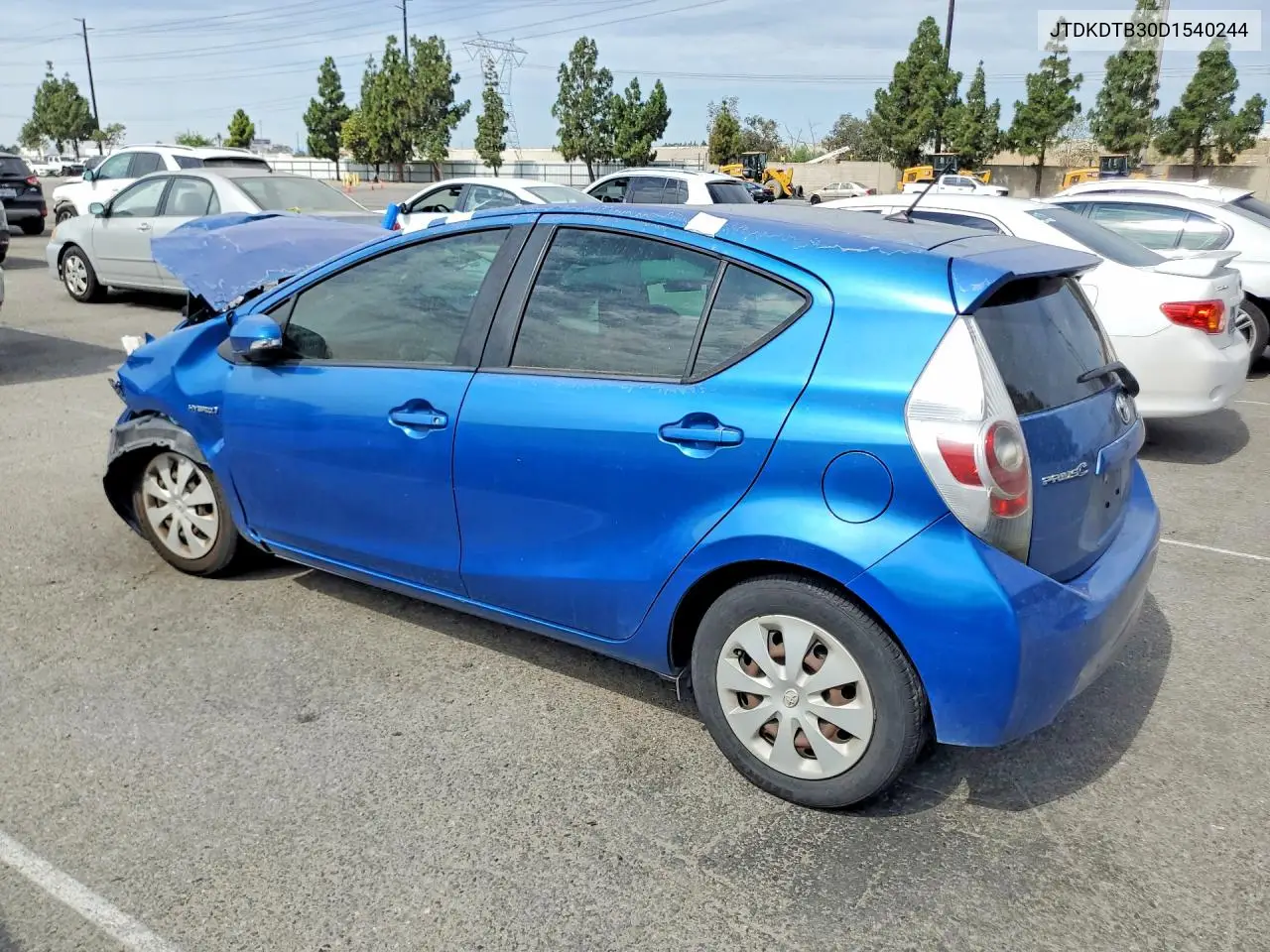2013 Toyota Prius C One VIN: JTDKDTB30D1540244 Lot: 61573366