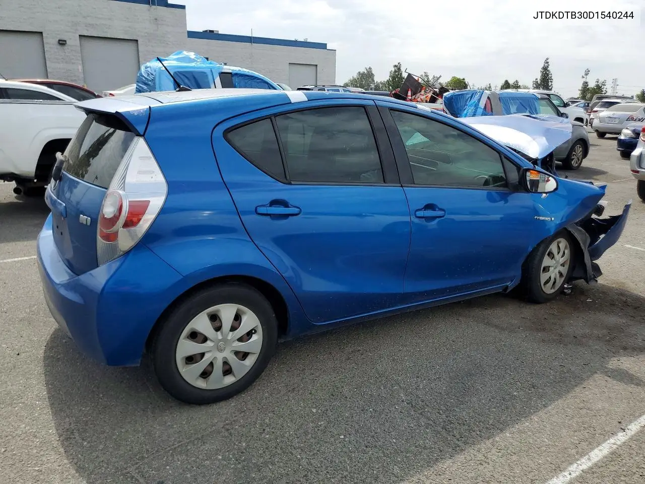 2013 Toyota Prius C One VIN: JTDKDTB30D1540244 Lot: 61573366