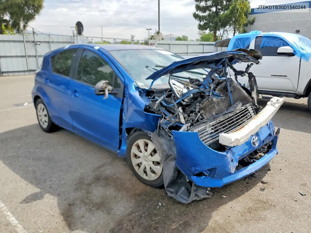 2013 Toyota Prius C One VIN: JTDKDTB30D1540244 Lot: 61573366