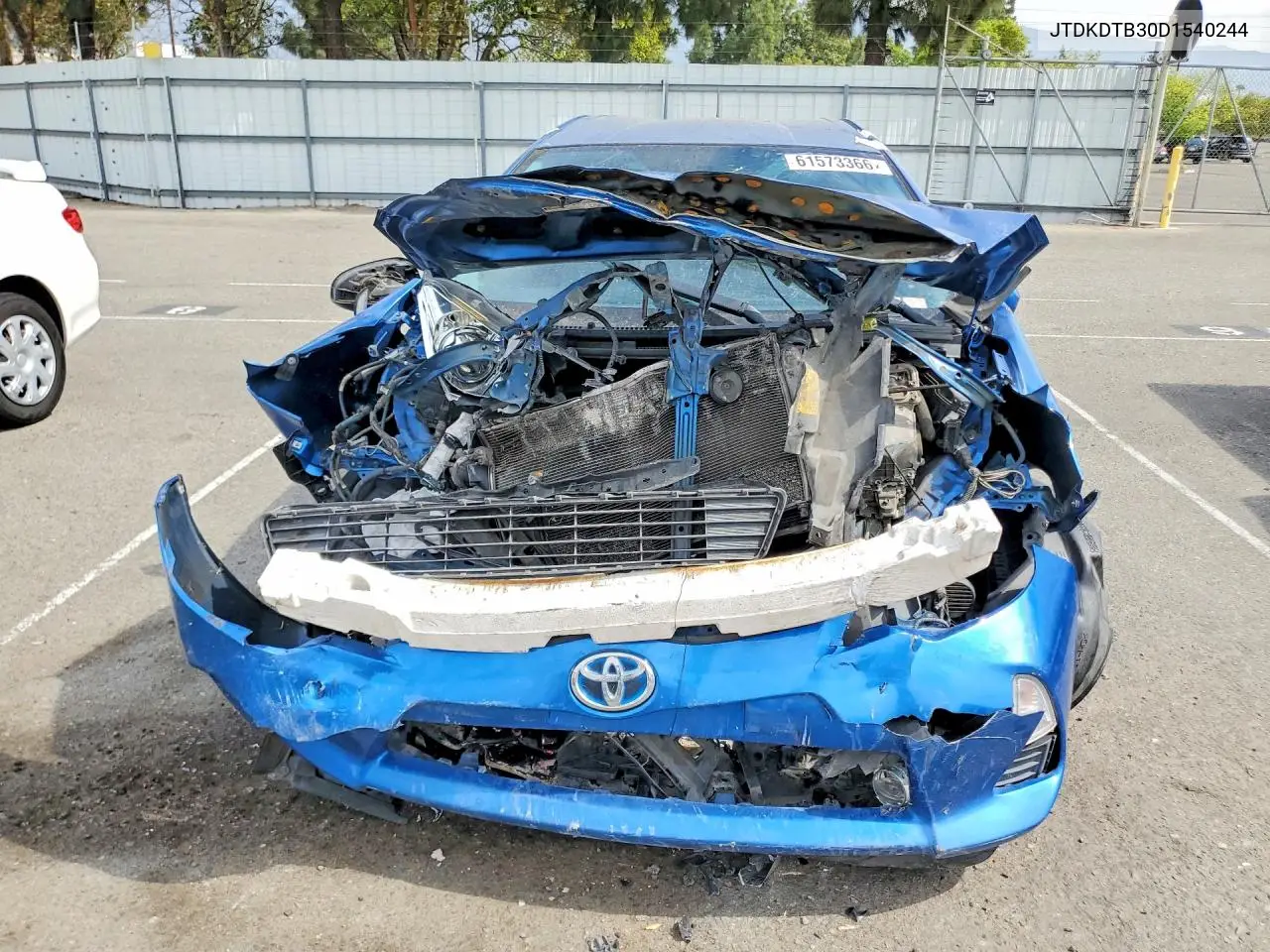 2013 Toyota Prius C One VIN: JTDKDTB30D1540244 Lot: 61573366