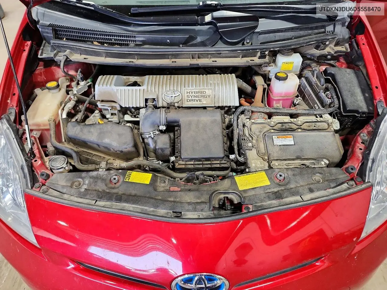 2013 Toyota Prius Two VIN: JTDKN3DU6D5558470 Lot: 61748326