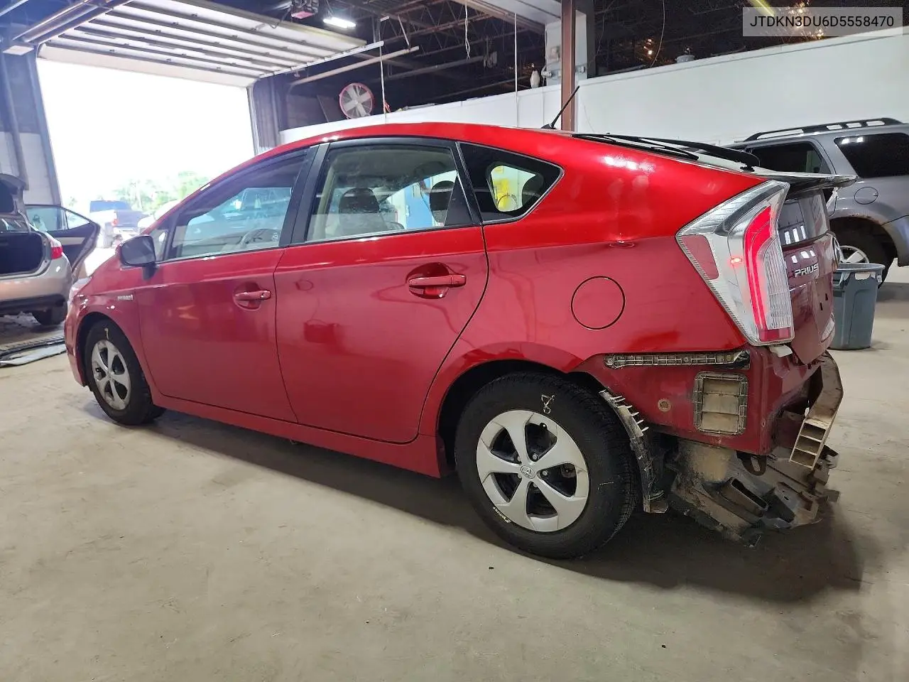 2013 Toyota Prius Two VIN: JTDKN3DU6D5558470 Lot: 61748326