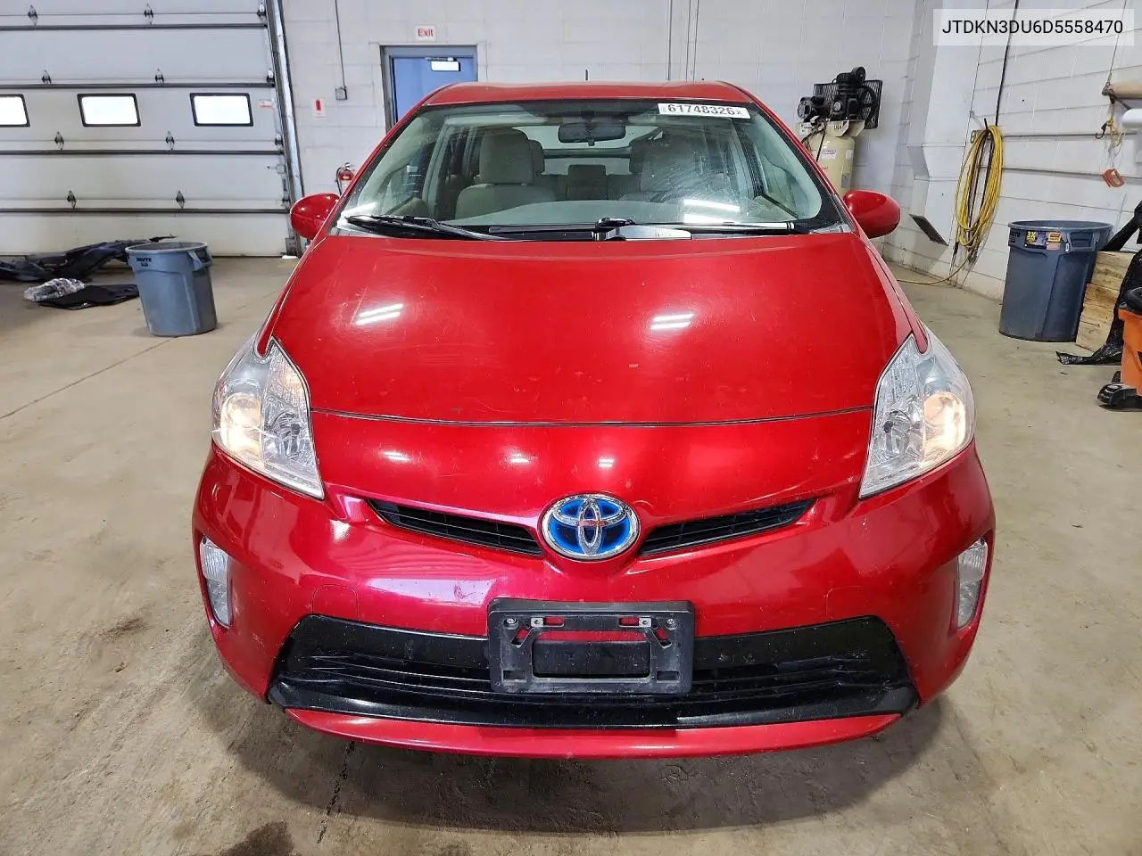 2013 Toyota Prius Two VIN: JTDKN3DU6D5558470 Lot: 61748326