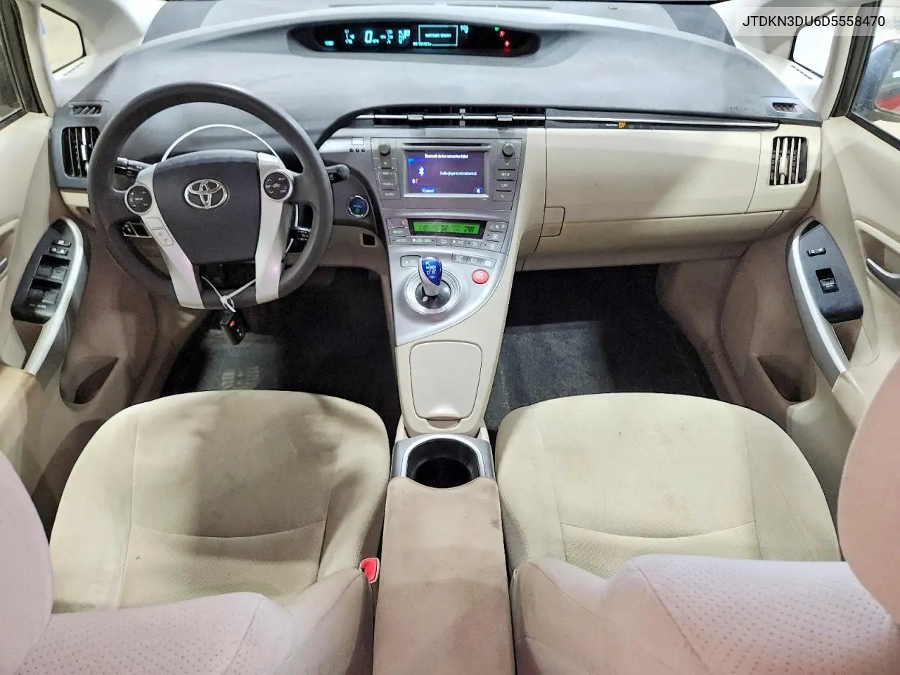 2013 Toyota Prius Two VIN: JTDKN3DU6D5558470 Lot: 61748326