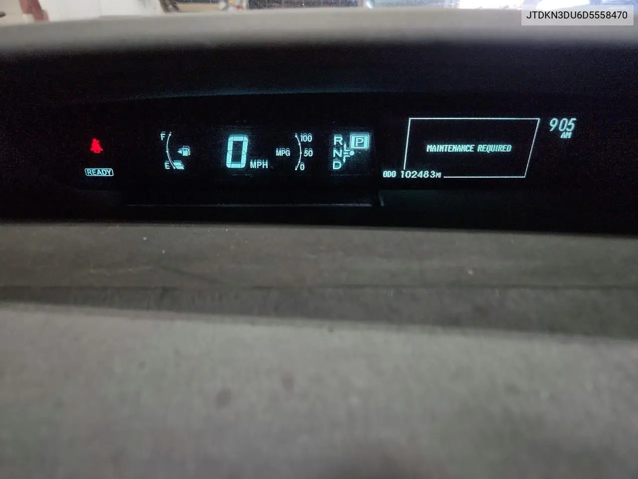2013 Toyota Prius Two VIN: JTDKN3DU6D5558470 Lot: 61748326