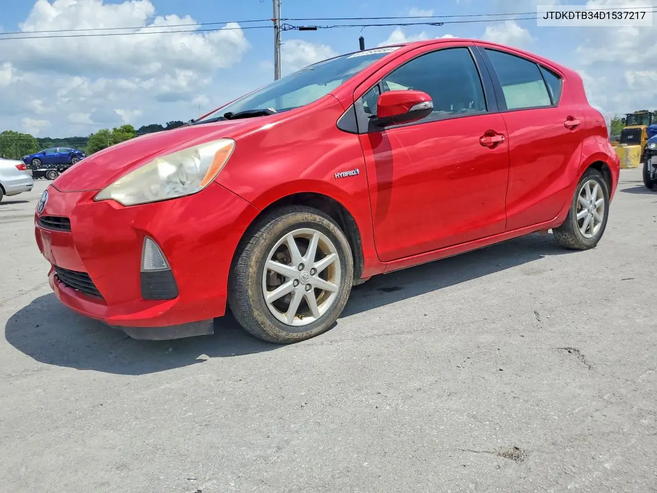 2013 Toyota Prius C Three VIN: JTDKDTB34D1537217 Lot: 61755956