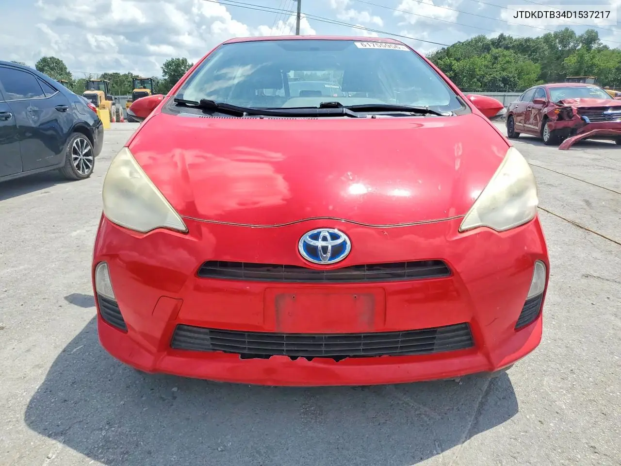2013 Toyota Prius C Three VIN: JTDKDTB34D1537217 Lot: 61755956