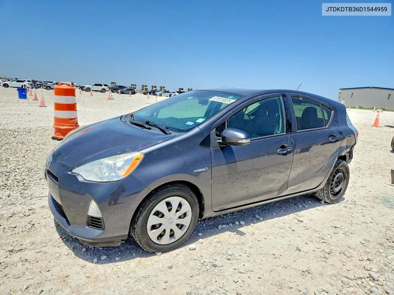 2013 Toyota Prius C Two VIN: JTDKDTB36D1544959 Lot: 61810826