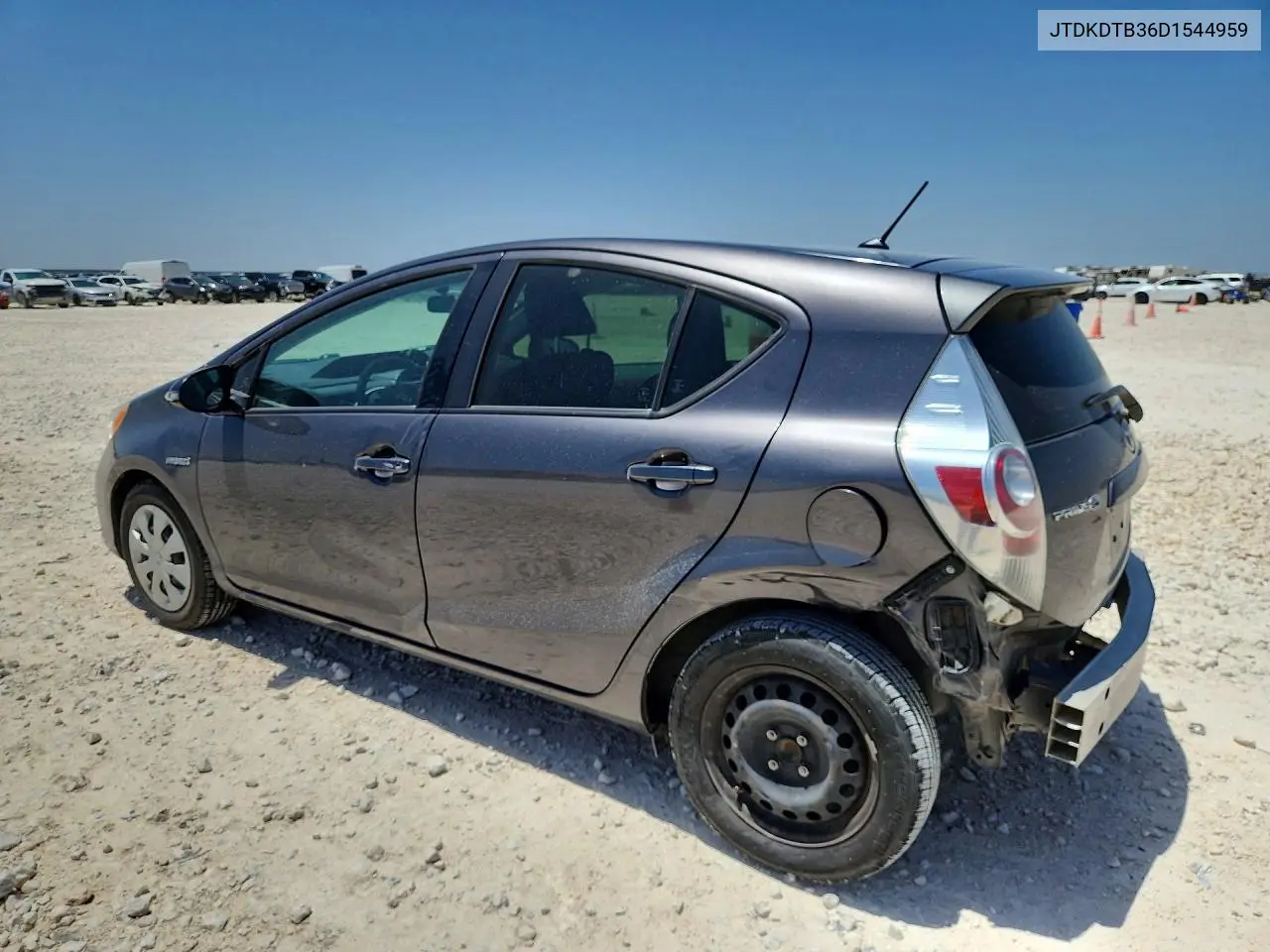 2013 Toyota Prius C Two VIN: JTDKDTB36D1544959 Lot: 61810826