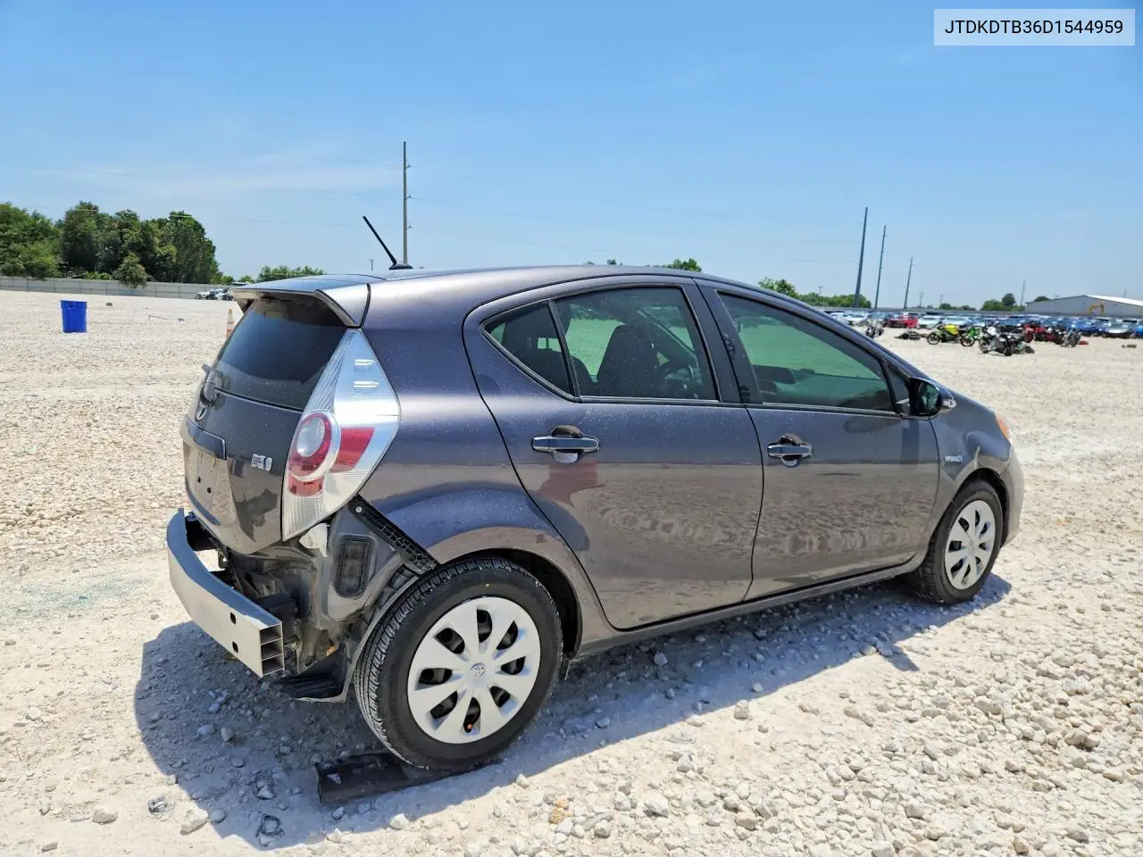 2013 Toyota Prius C Two VIN: JTDKDTB36D1544959 Lot: 61810826