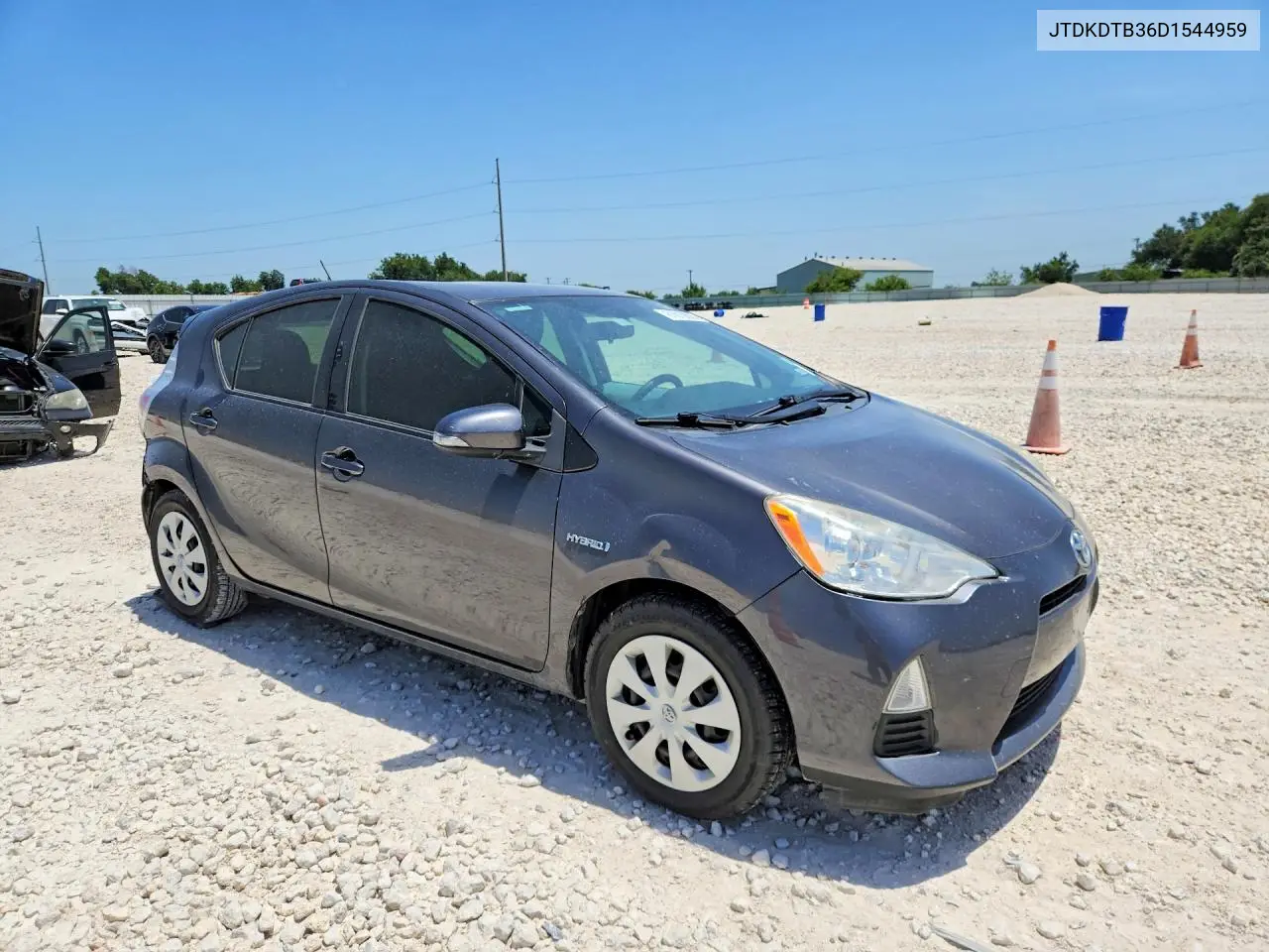 2013 Toyota Prius C Two VIN: JTDKDTB36D1544959 Lot: 61810826
