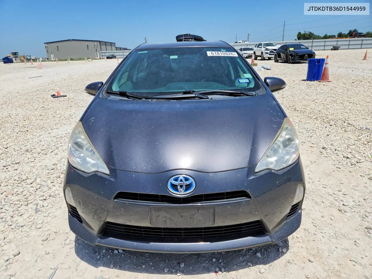 2013 Toyota Prius C Two VIN: JTDKDTB36D1544959 Lot: 61810826